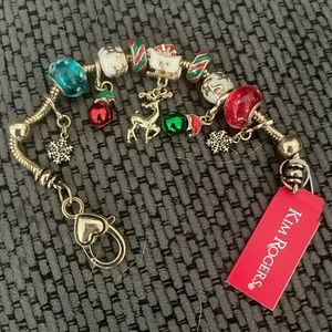 Christmas charm bracelet